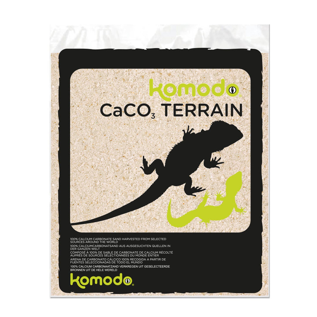 KOMODO Sable de Caco Blanc 4kg pour Reptiles