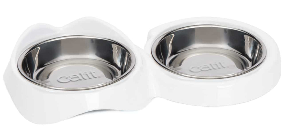 Catit PIXI - Bol de Nourrissage en Acier Inoxydable - Bol pour Chats
