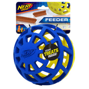 Nerf Dog - Balle en Caoutchouc Ajouré 12.7 cm - Distributeur et Jouet pour Chiens
