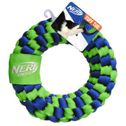 Nerf Dog - Jouet Scoubidou Carré en Anneau à Tirer Pour Chiens, 15 cm