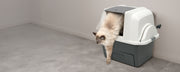 Catit SmartSift - Bac à Litière Couvert avec Système de Tamisage - Bac à Litière pour Chats