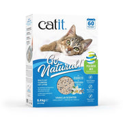 Catit Go Natural! - Multi-Chats Parfum de Vanille - Litière Agglomérante à Base de Cosses de Pois pour Multi-Chats