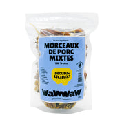 Wawwaw - Morceaux de Porc Mixtes - Gâteries pour Chiens