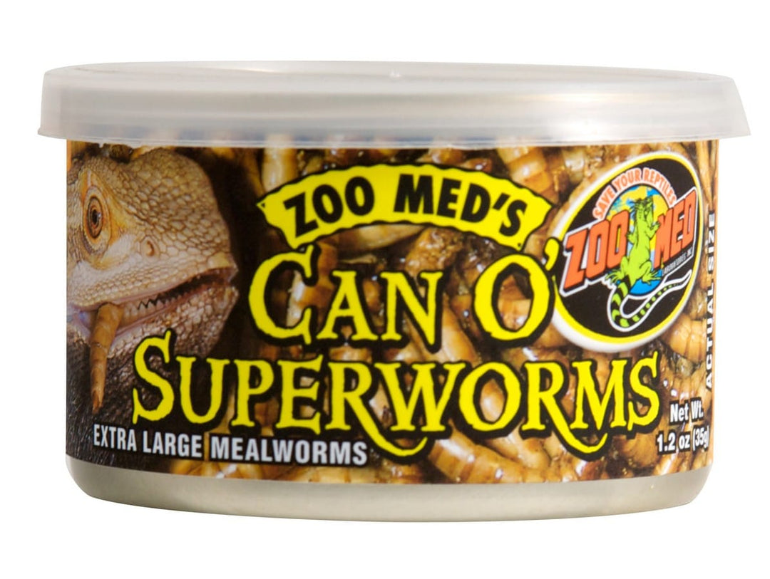 ZOO MED Nourriture Reptile Can O' Superworms 1.2oz