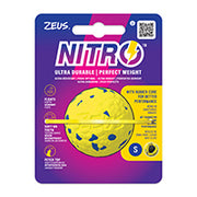Nitro Zeus - Balle Lestée - Jouet Ultra Robuste et Durables pour Chiens