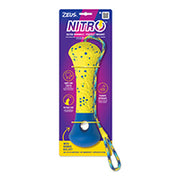 Nitro Zeus - Bouée Lestée avec Corde 26 cm - Jouet à Lancer Ultra Robuste et Durable pour Chiens