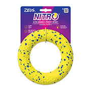 Nitro Zeus - Anneau 16 cm - Jouet à Lancer Ultra Robuste et Durable pour Chiens