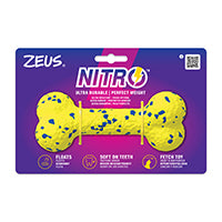Nitro Zeus - Os Flexible 16 cm - Jouet à Lancer Ultra Robuste et Durable pour Chiens