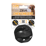 Voir l’image dans la galerie, Chewchasers Zeus - Balle Noir  7.5 cm - Jouet ou Distributeur de Gâteries en Caoutchouc pour Chiens