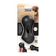 Chewchasers Zeus - Arachide Noir - Jouet ou Distributeur de Gâteries en Caoutchouc pour Chiens