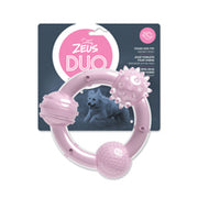 Duo Zeus - Anneau, Parfum de Noix de Coco - Jouet à Mâcher pour Chiens
