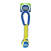 Fitness Zeus - Balle de Tennis avec Scoubidou Balistique 30.5 cm - Jouet à Tirer pour Chiens