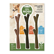 Nosh Zeus - Jouet à Mâchonner en Forme de Bâtonnet pour Chiens, 20 cm (Paquet de 3)
