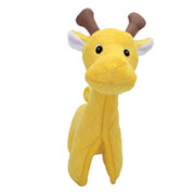 Safari Zeus - Girafe Jaune 24 cm - Jouet en Peluche avec Couineur pour Chiens