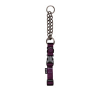 ZEUS Collier Martingale Nylon M 1/2x15-18" Aubergine
