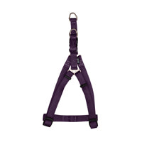 ZEUS Harnais Nylon Fixation Rapide M 1/2x17-22" Aubergine