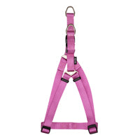 ZEUS Harnais Nylon Fixation Rapide M 1/2x17-22" Fuchsia