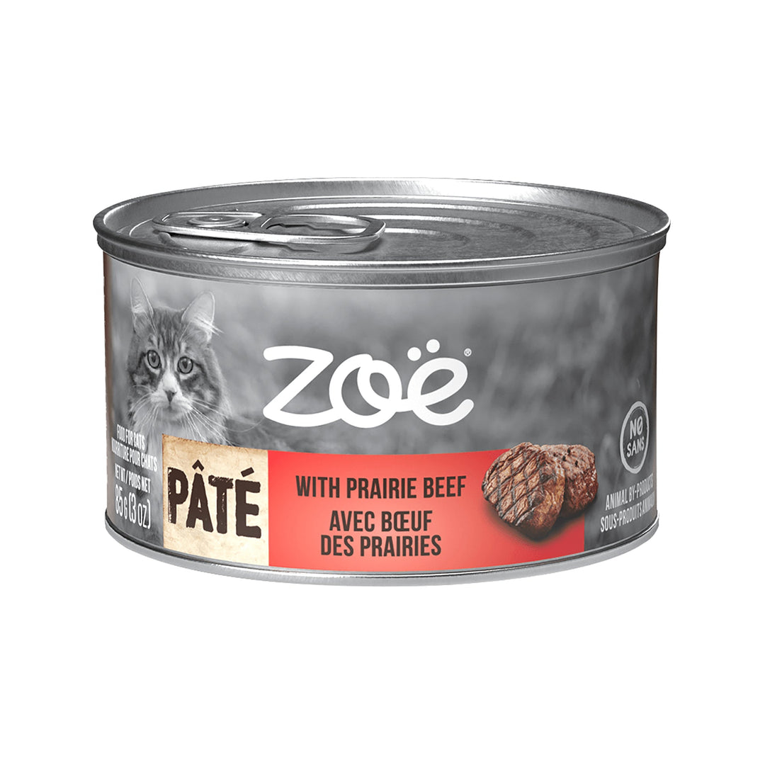 Zoë - Chat Adulte Pâté de Boeuf des Prairies - Nourriture Humide pour Chats