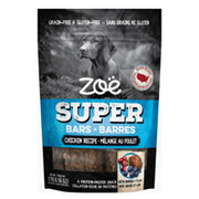 Zoë Super Bars - Mélange au Poulet - Gâteries Tendres Sans Grains pour Chiens