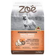 Zoë - Chien Petite Race Dinde, Pois Chiche et Patate Douce - Nourriture Sèche pour Chiens