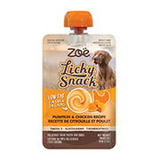 Zoë Licky Snack - Chien Adulte Pâté de Citrouille et Poulet - Garniture pour Chiens