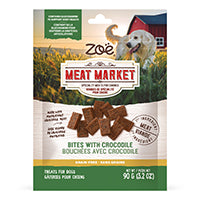 Zoë Meat Market - Bouchées Crocodile - Gâteries Tendres pour Chiens