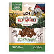 Zoë Meat Market - Bouchées Crocodile - Gâteries Tendres pour Chiens