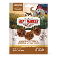 Zoë Meat Market - Morceaux d'Autruche - Gâteries Tendres pour Chiens