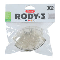 ZOLUX Tube Coudé Rody 3 Transparent pour Petits Animaux