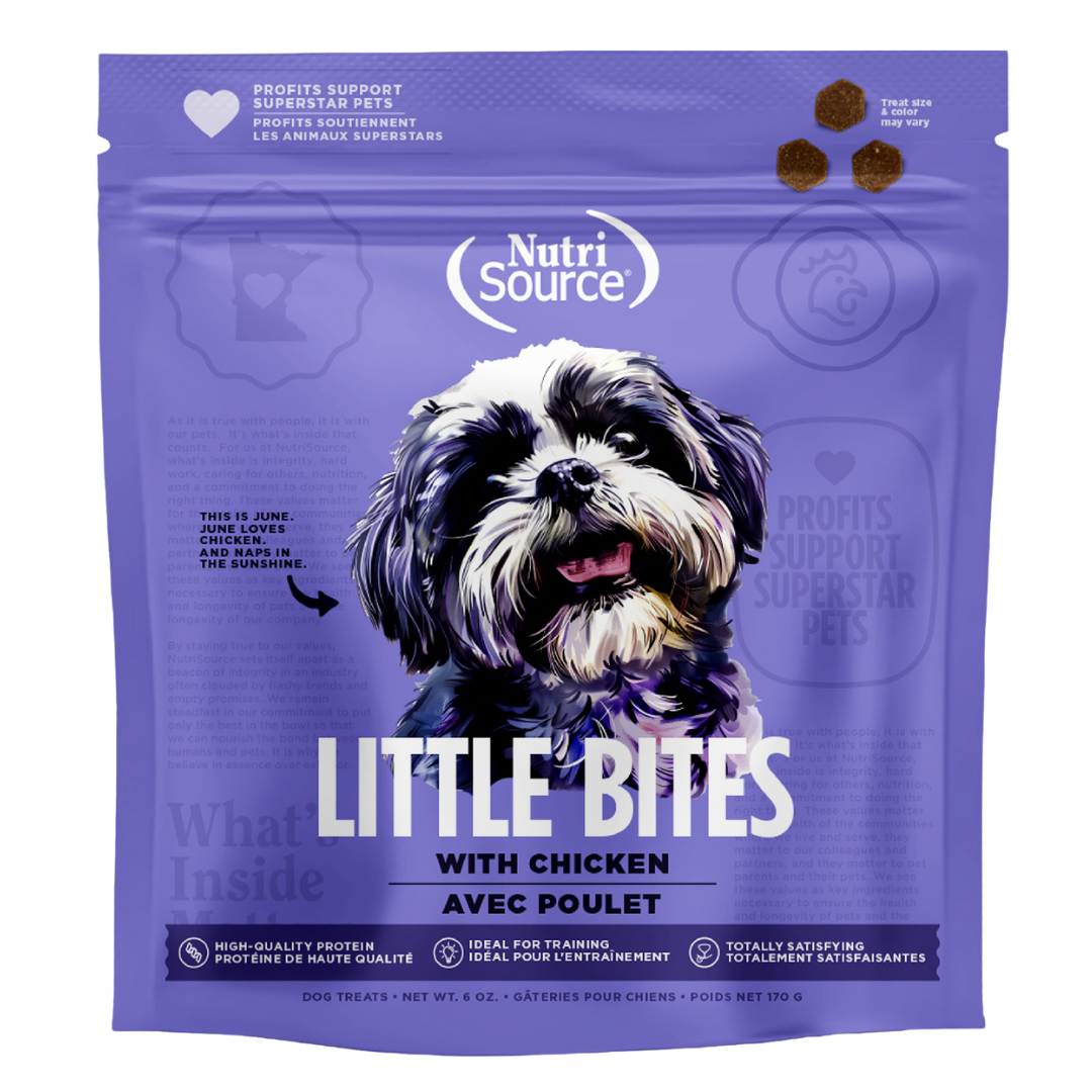 NutriSource - Petites Bouchées de Poulet - Gâteries d'Entraînement pour Chiens