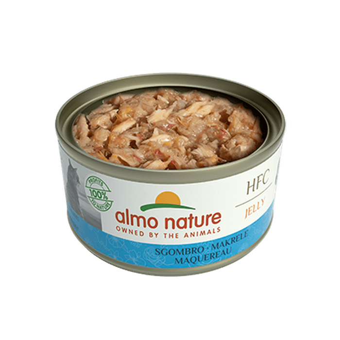 Almo Nature HQS Natural - Chat Maquereau au Bouillon - Nourriture Humide pour Chats