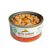 Almo Nature HQS Natural - Chat Poulet avec Potiron au Bouillon - Nourriture Humide pour Chats