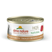 Almo Nature HQS Natural - Chat Thon avec Fromage au Bouillon - Nourriture Humide pour Chats