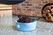 FUZZYARD Life Lit en Panier de Corde pour Chat Bleu