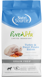 Voir l’image dans la galerie, NutriSource PureVita - Chien Dinde et Patate Douce - Nourriture Sèche à Ingrédients Limités Sans Grains pour Chiens