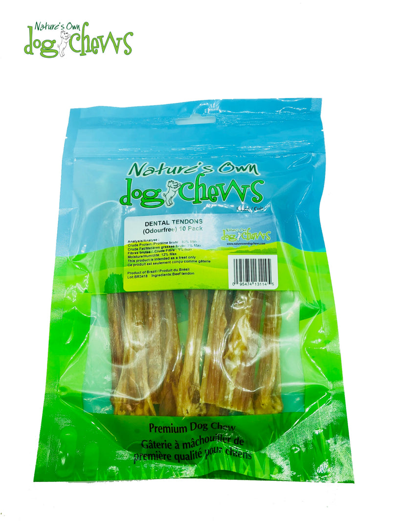 Nature's Own - Petits Tendons - Gâteries Naturelles Dentaires pour Petits Chiens (Paquet de 10)