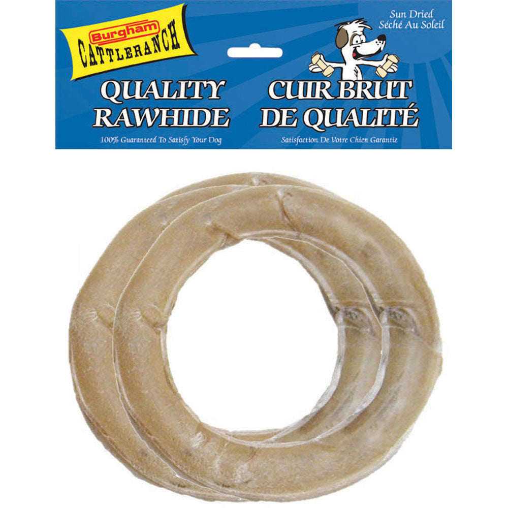 Cattleranch - Anneaux de Cuir Pressé - Gâteries pour Chiens