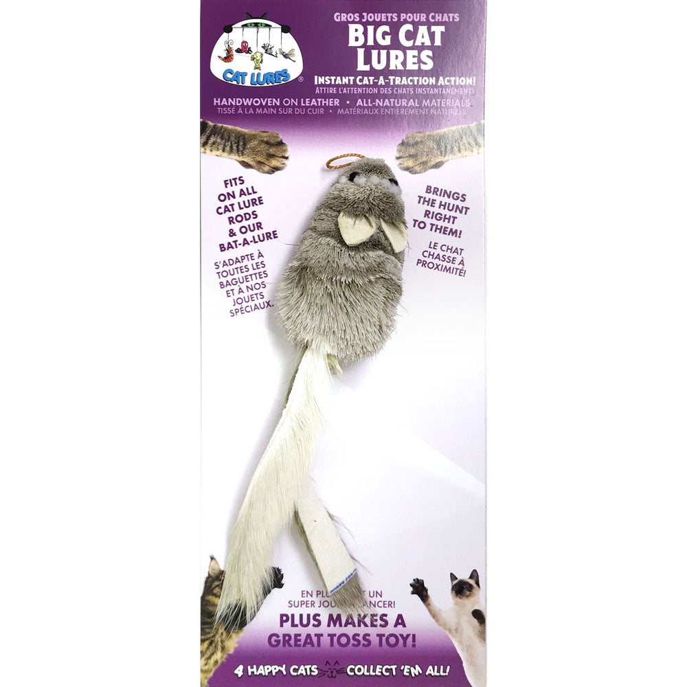 Cat Lures - Grand Leurre pour Canne à Pêche Cat Fishin' pour Chats, 6"
