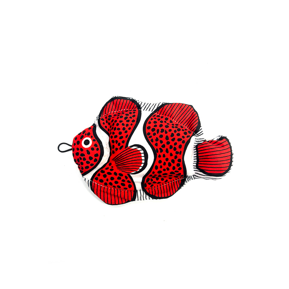Cat Lures - Leurre Poisson-Clown Moucheté pour Tige Agace-Chat - Jouet pour Chats