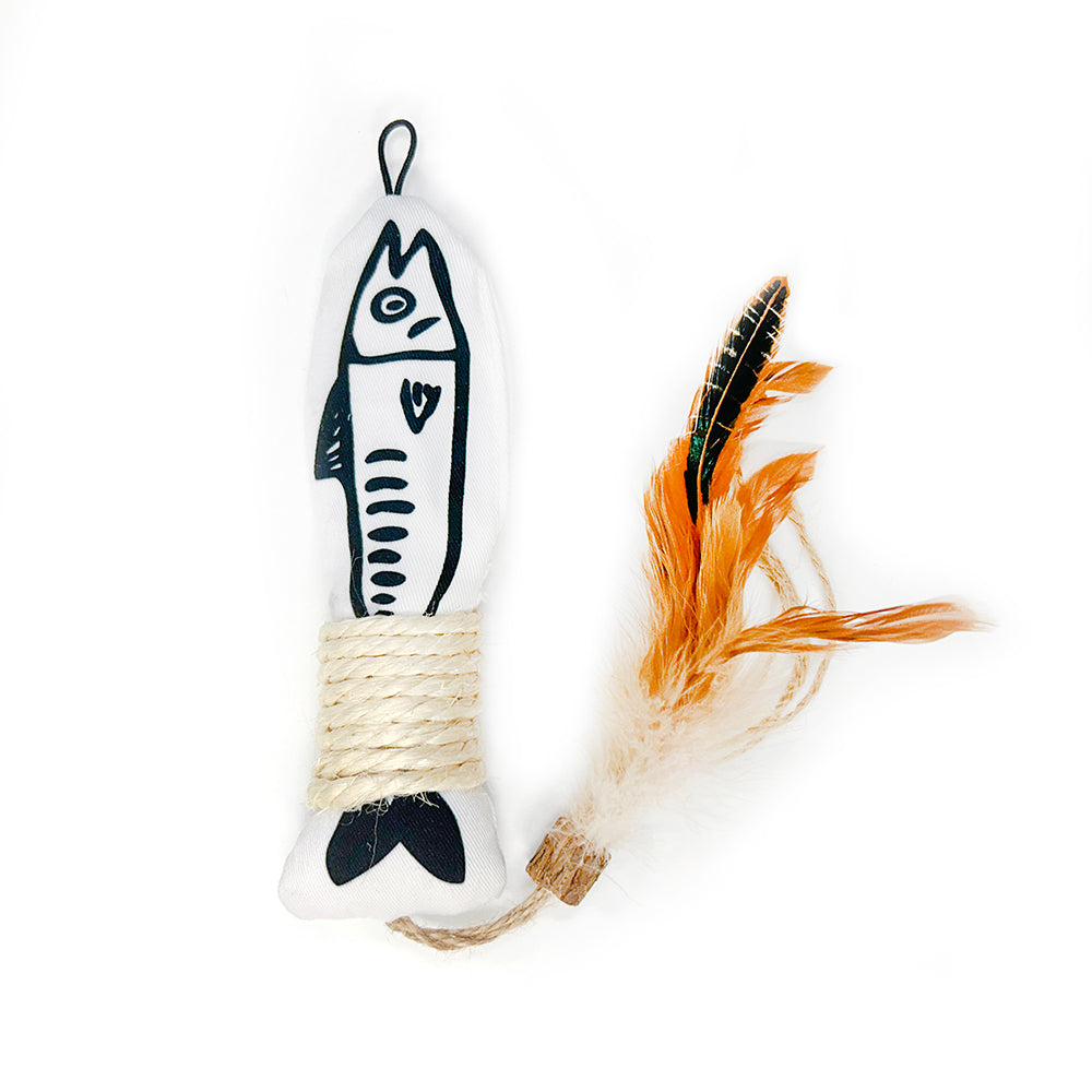 Cat Lures - Leurre Barracuda pour Tige Agace-Chat - Jouet pour Chats