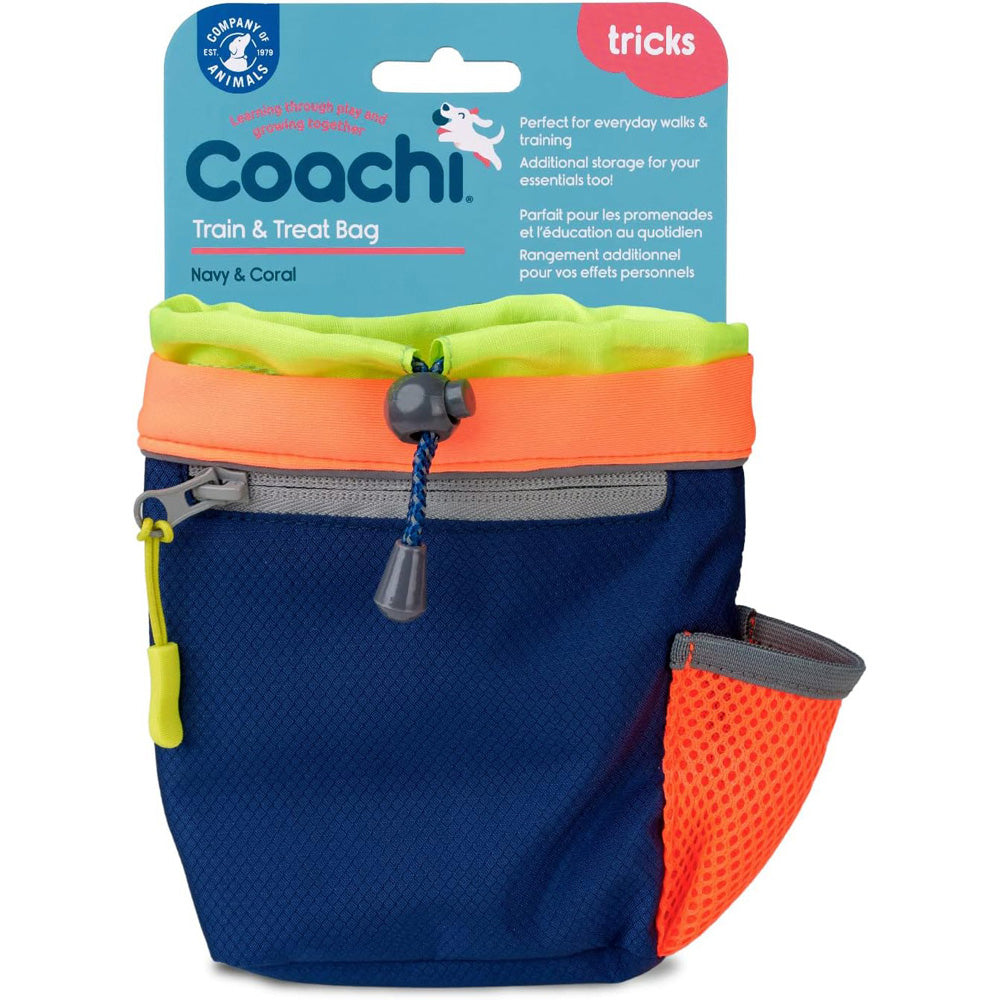 Coachi - Sac à Gâteries Train & Treat - Accessoire de Dressage pour Chiens