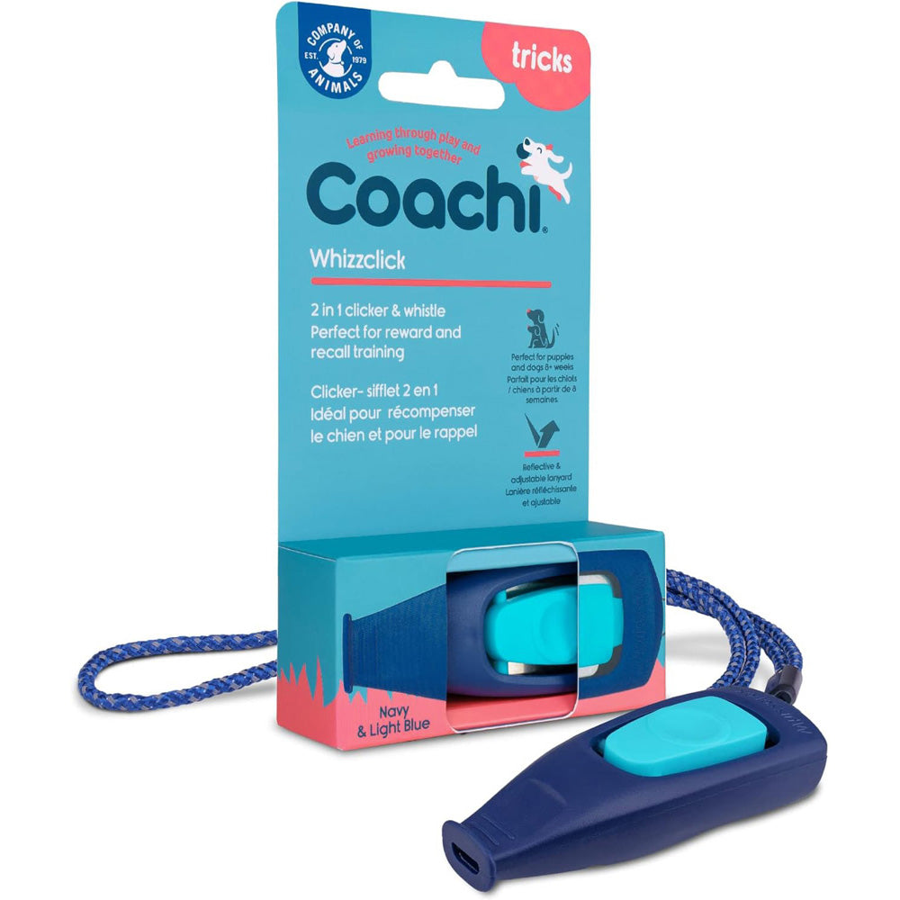 Coachi - Clicker et Sifflet WhizzClick - Accessoire de Dressage pour Chiens