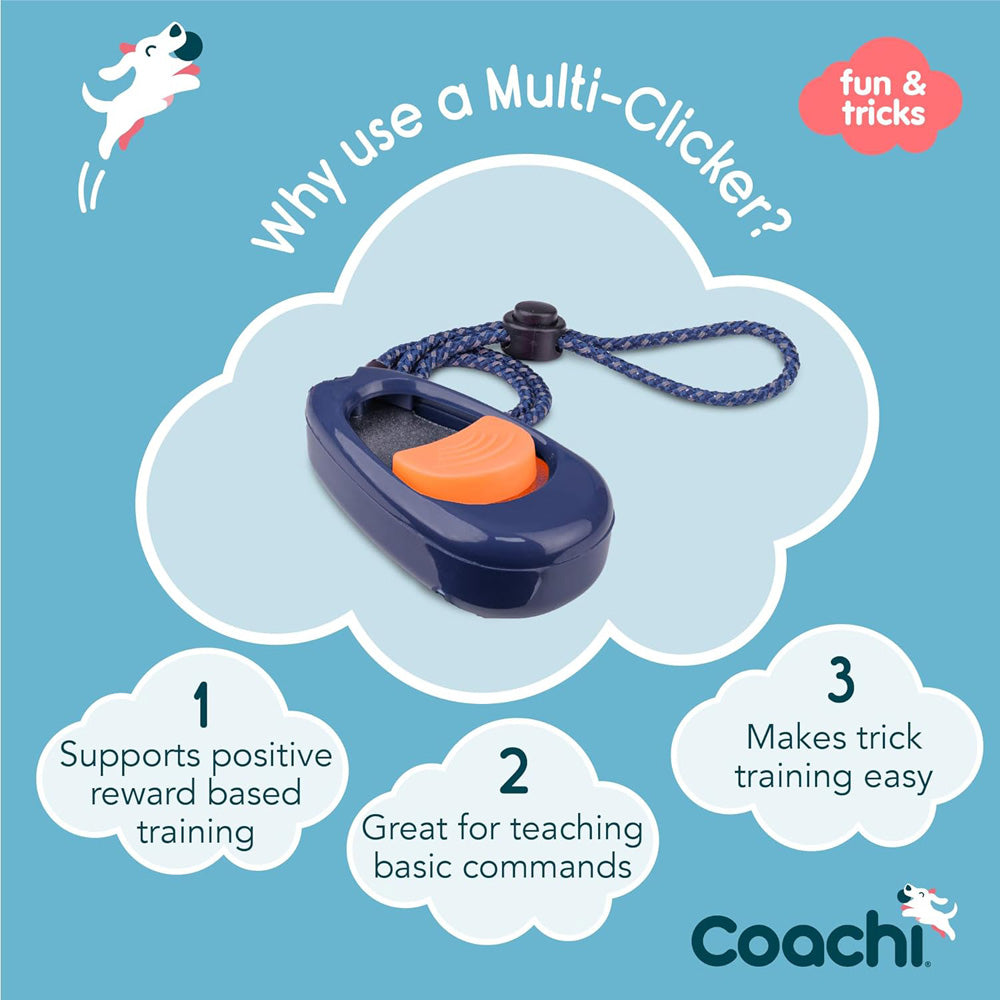 Coachi - Multi-Clicker - Accessoire de Dressage pour Chiens