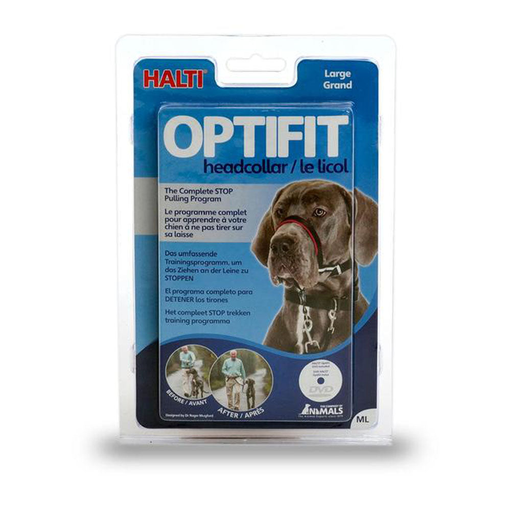 Halti - Licol de Dressage OptiFit - Accessoire de Dressage pour Chiens