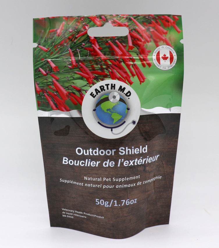 Earth MD - Bouclier Extérieur - Supplément Naturel pour Chiens et Chats