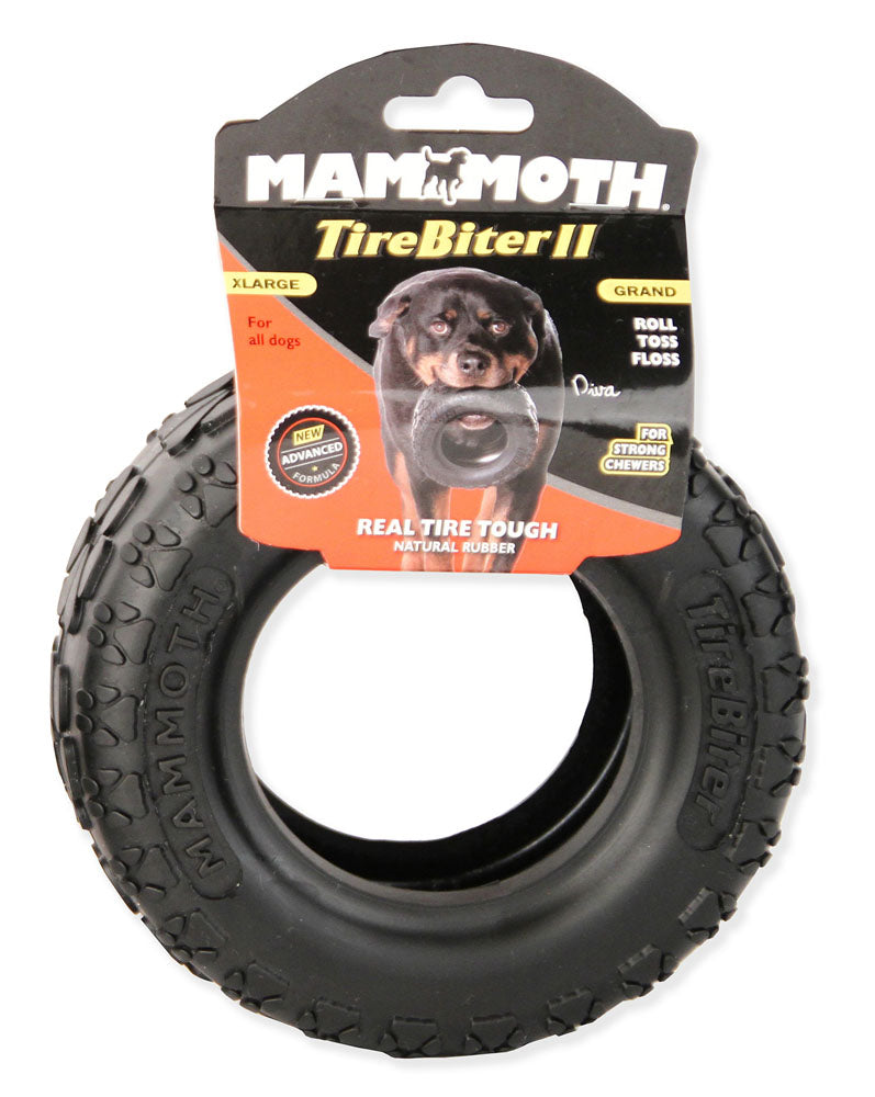 Mammoth - Jouet Interactif TireBiter II en Caoutchouc pour Chiens