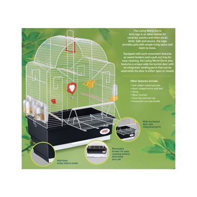 LW Cage Dorm Pour Oiseaux