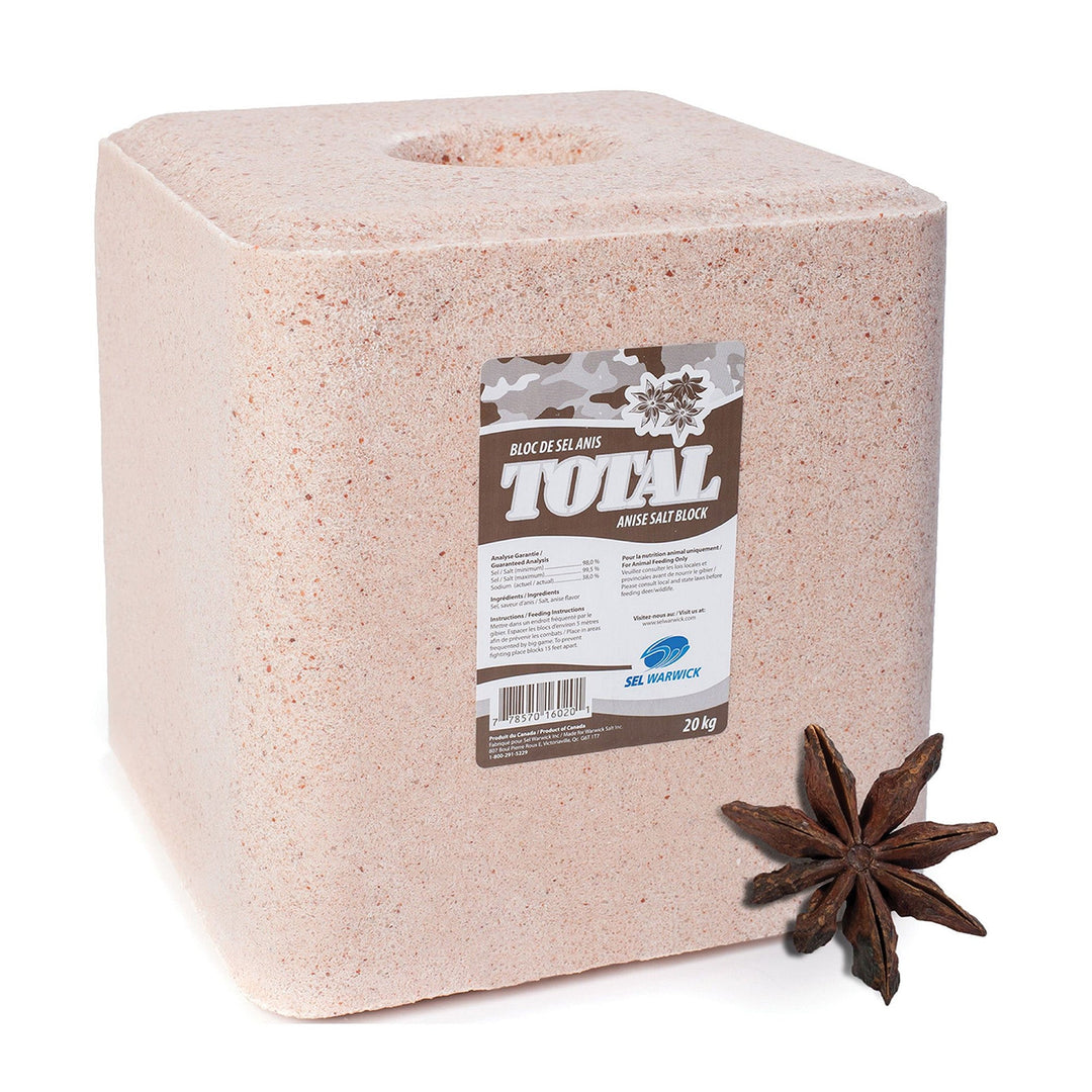 MONDOU Chasse - Bloc de Sel "Total" Anis 20kg