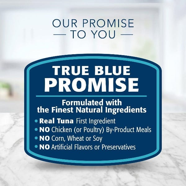 Blue Buffalo Tastefuls - Chat Adulte Thon Émietté en Sauce - Nourriture Humide pour Chats