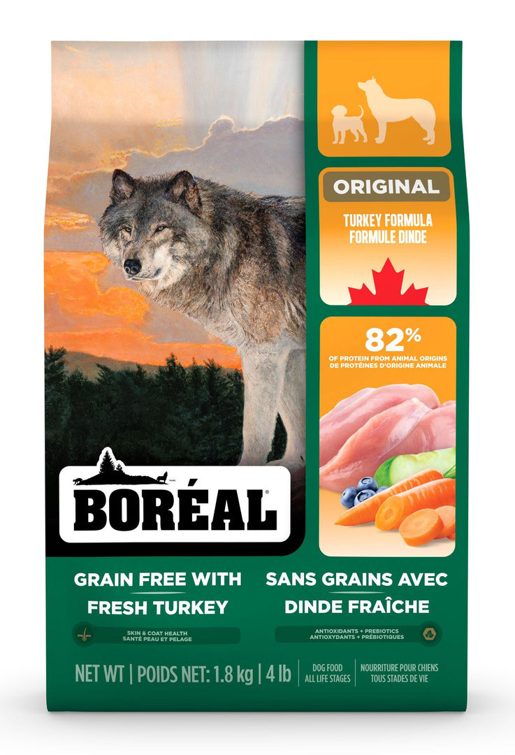 Boréal Original Sans Grains - Dinde - Nourriture Sèche pour Chiens